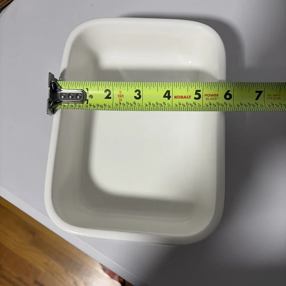 French Bull Rainbow Geometrical Ceramic Rectangular 3 Bowl Set